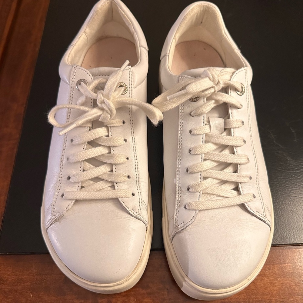 Birkenstock Classic White Leather Sneakers